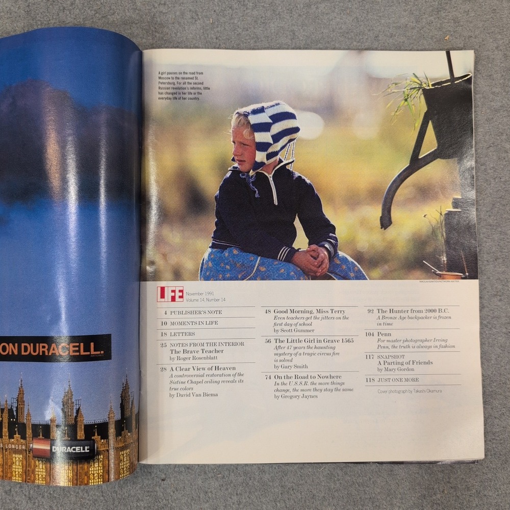 LIFE Magazine November 1991 Michelangelo Sistine Chapel Clear View of Heaven VG - Picture 2 of 2